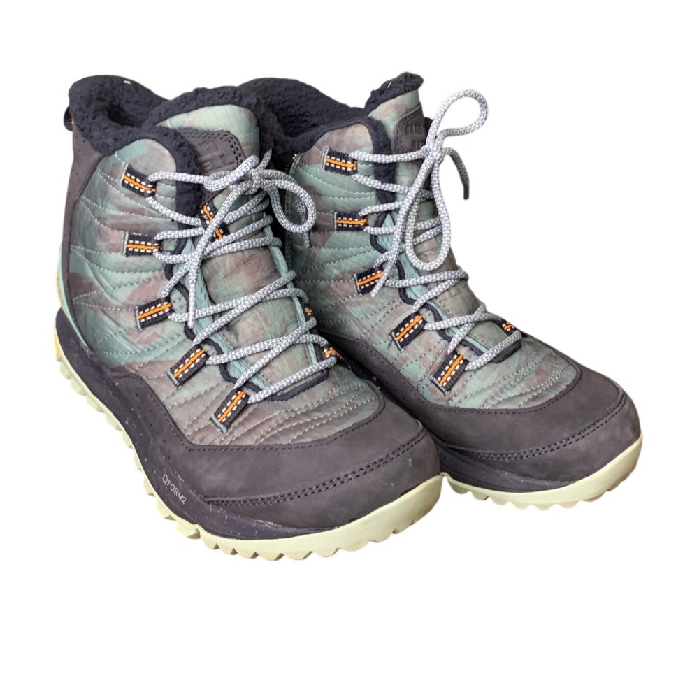 Merrell Womens Antora Winter Snow  Boots‎ in Arctic Cobalt Waterproof Size 7.5